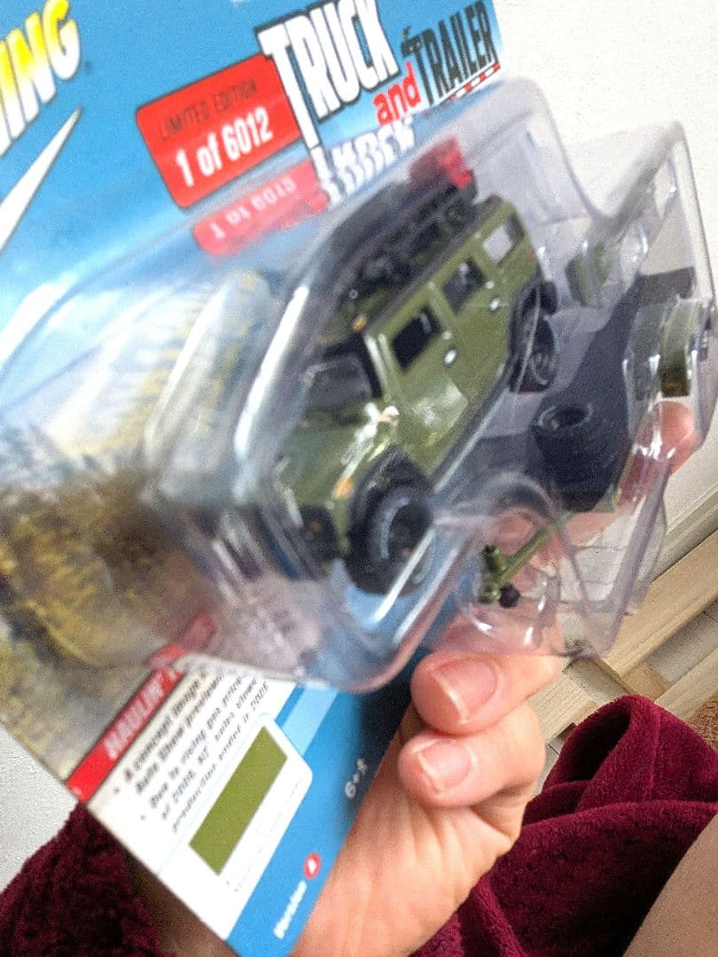 ミニカ　ジオラマ　ジョニーライトニング　ハマー　 H2　トレーラー