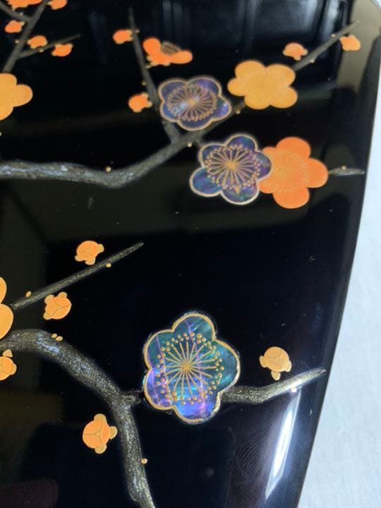 文箱　硯箱　輪島塗り　螺鈿　蒔絵