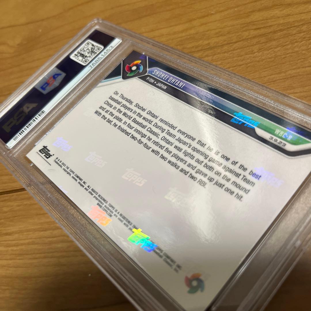 topps psa10 大谷翔平　二刀流　WBC