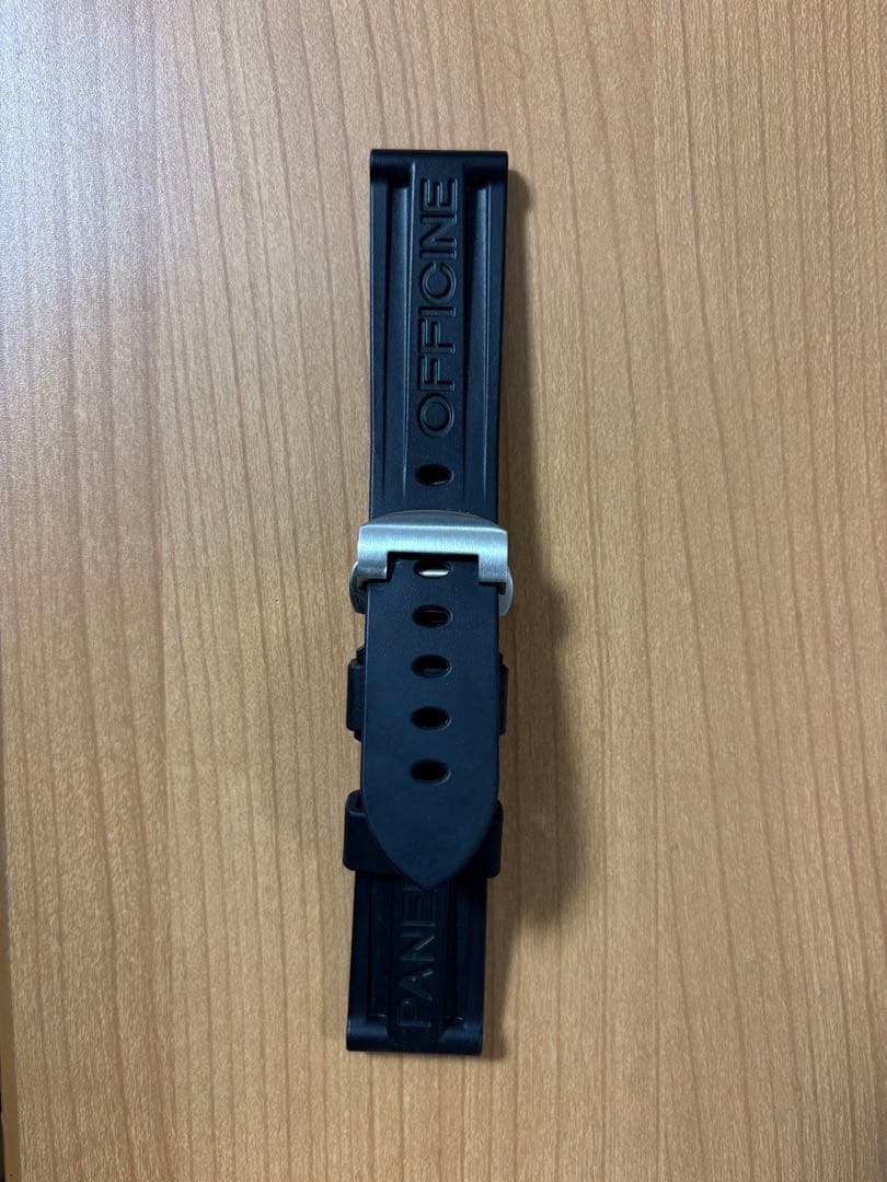 PANERAI 純正ラバーベルト　ブラック　ラグ幅22mm