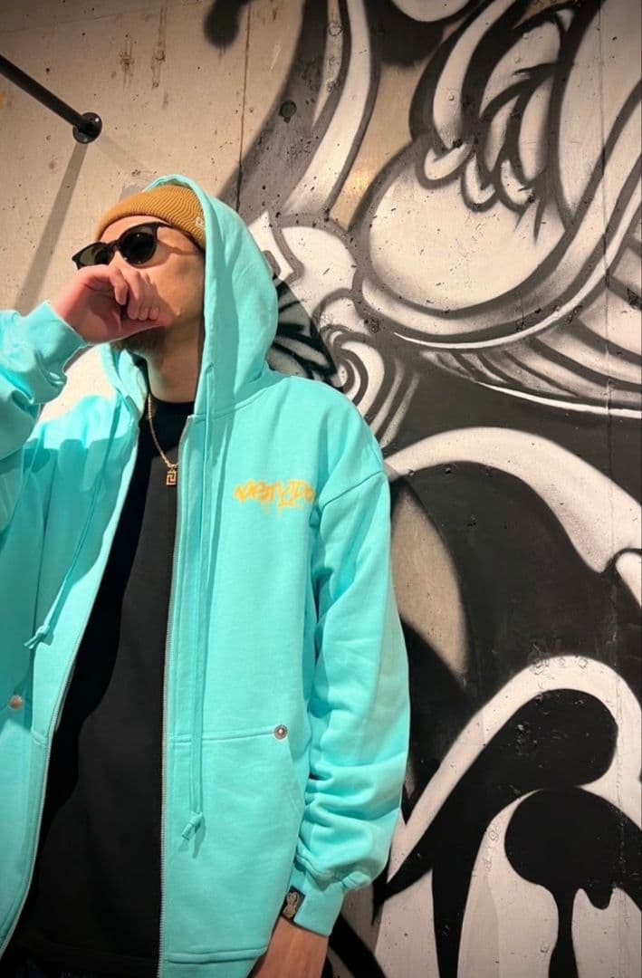 ナスティードッグ ジップアップ パーカー フーディー バックプリント ＸＬ