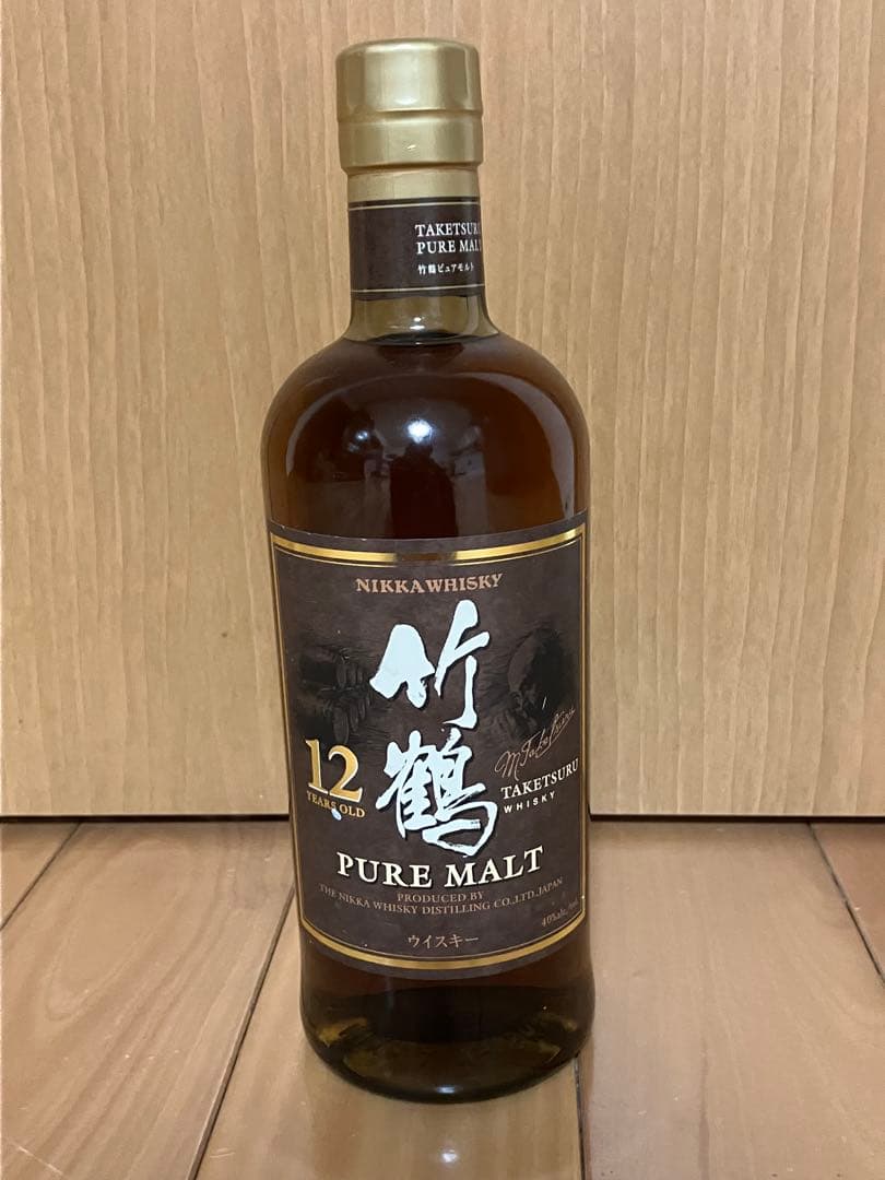 NIKKA 竹鶴 12年 ピュアモルト 700ml 未開封　終売品