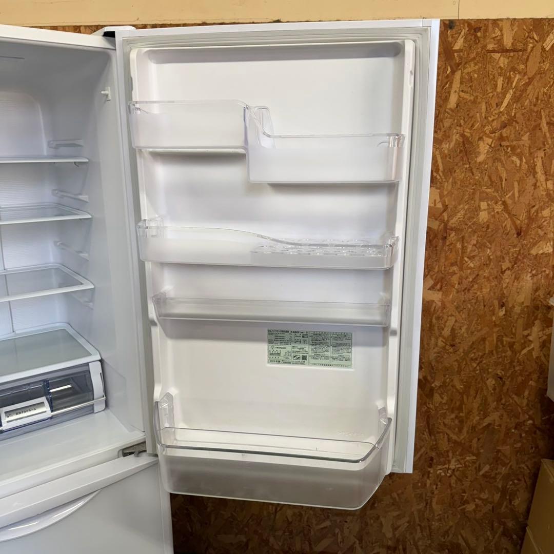 318 日立　大型冷蔵庫　300L強　小型　自動製氷　大人気モデル　右開き