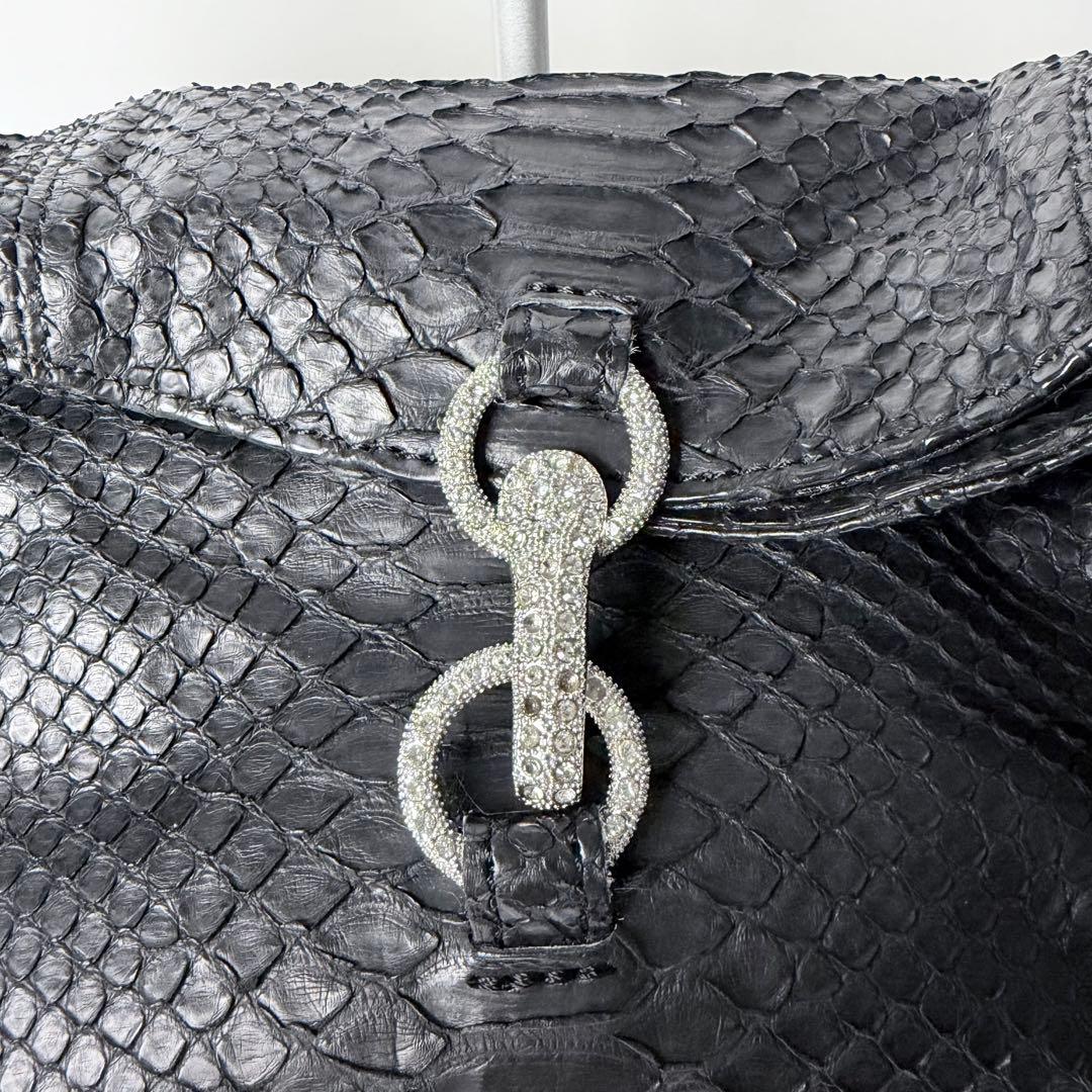 ぴょぴょ ADMJ　 エーディエムジェイ　パイソン　ショルダービジュー付き