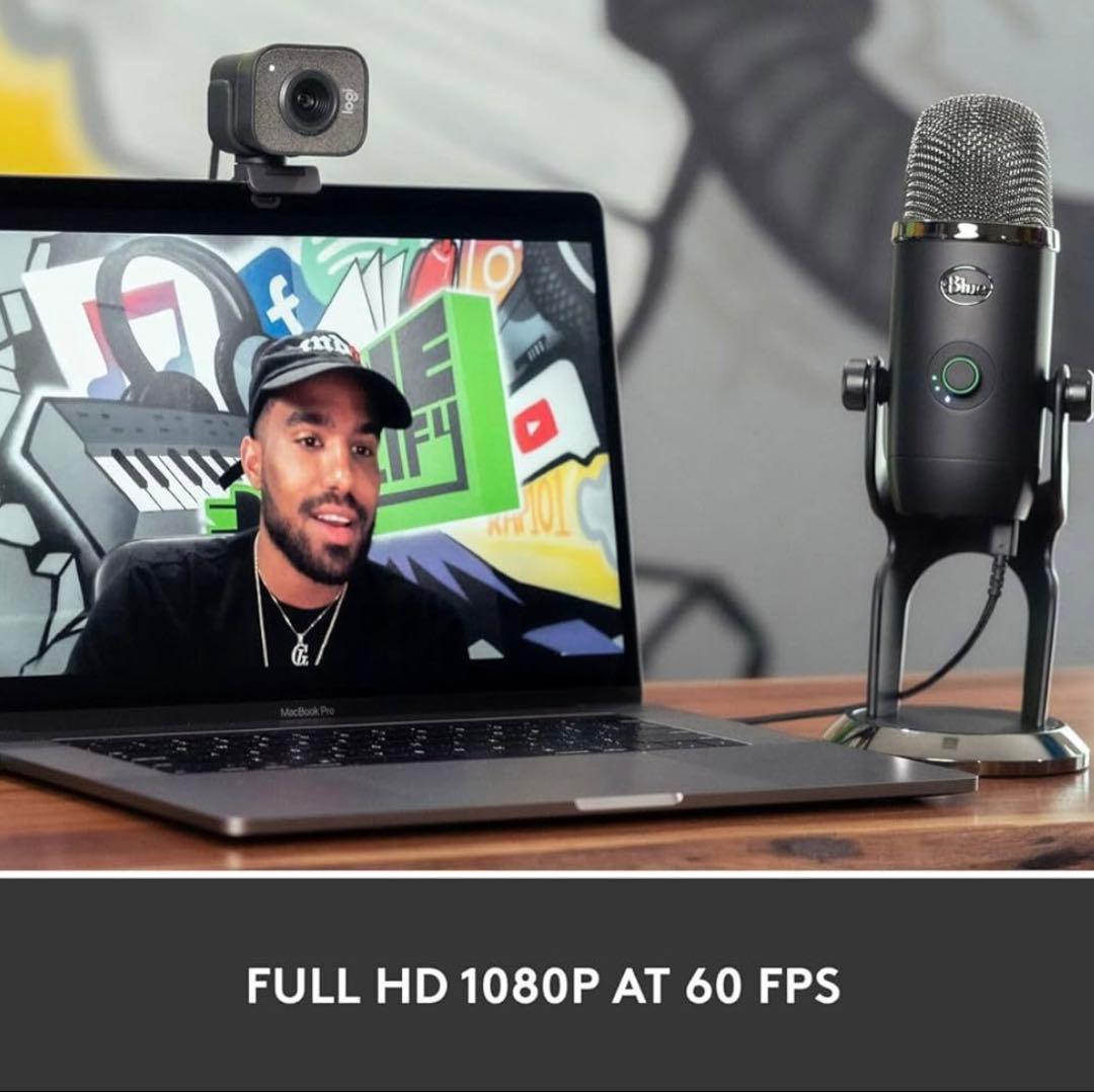 LOGITECH StreamCam Plus フルHD タイプC ウェブカメラ