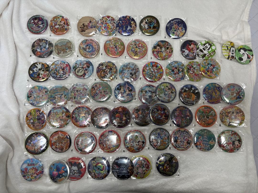 ディズニー 缶バッジ 引退品セット