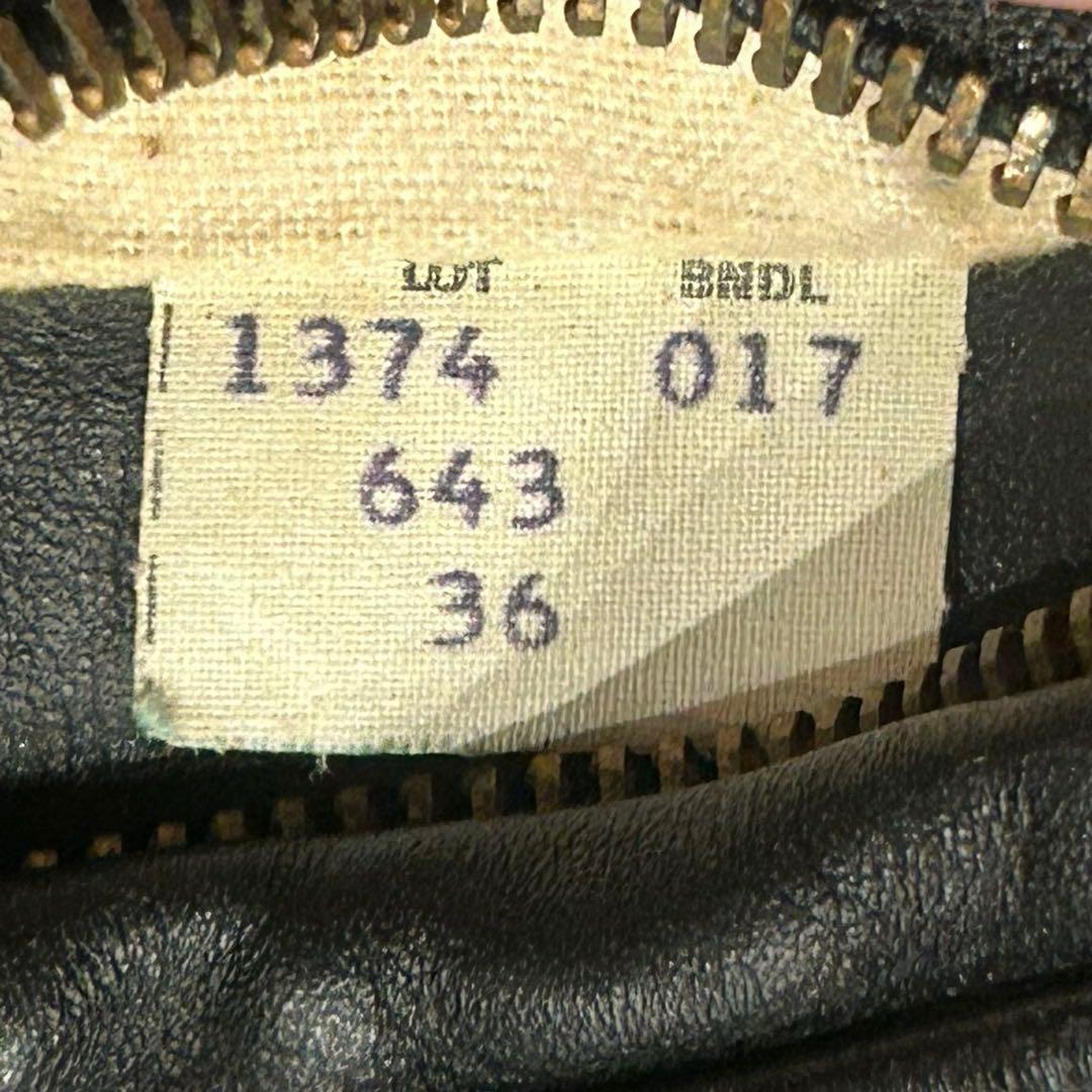 schottショット　643 シングルライダース　襟付き　レザージャケット36