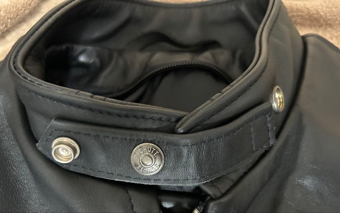 【美品】schott 641 シングルライダース サイズ40 ステアハイド