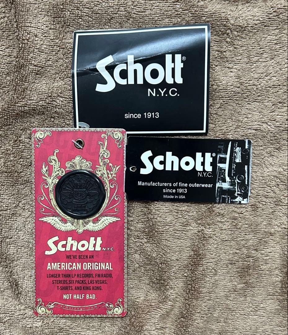 【美品】schott 641 シングルライダース サイズ40 ステアハイド