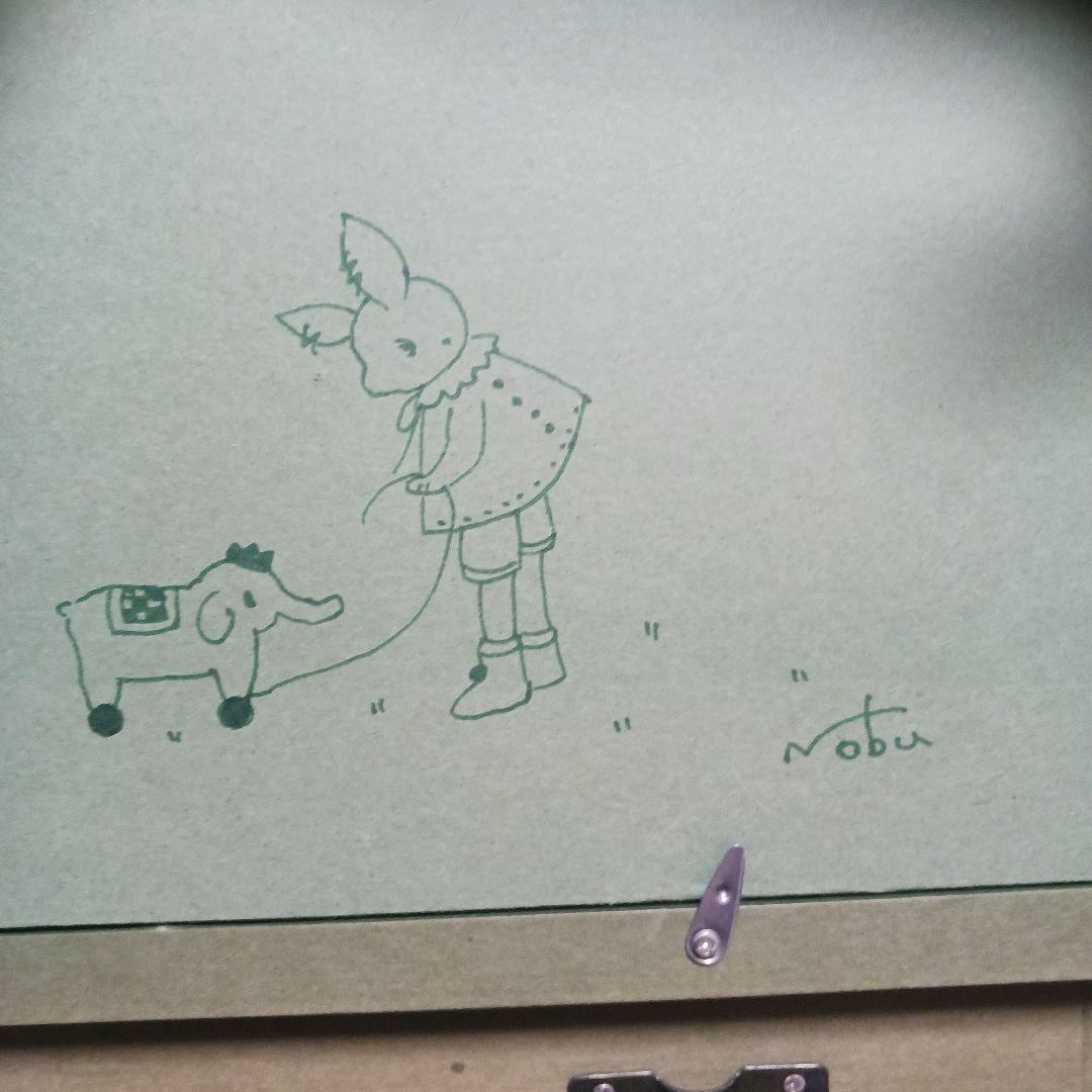 絵画 ノブ・サチ 油絵 F6号 百貨店購入品