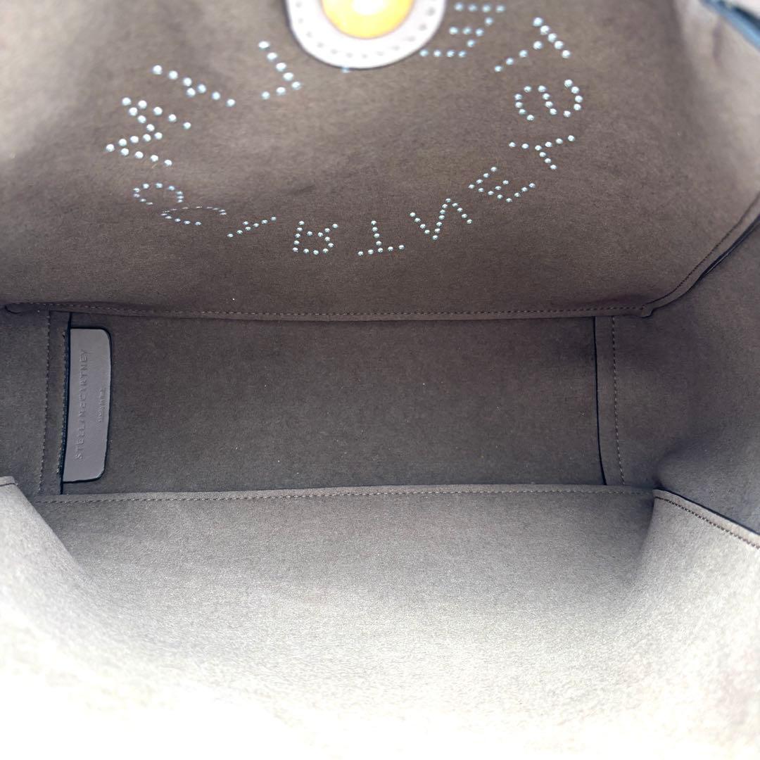 極美品 ステラマッカートニー 2way バッグ A4可 パンチング グレージュ
