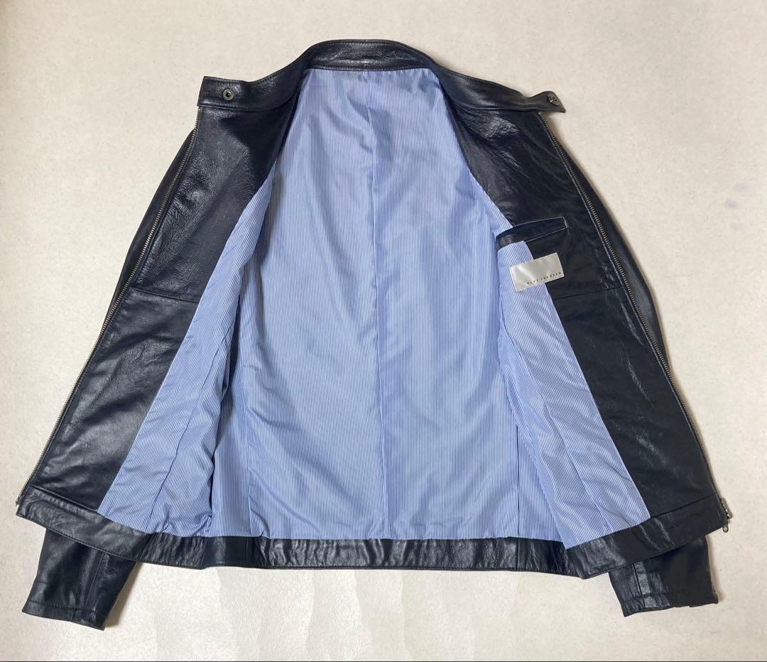 BLUE TORNADO ライダースジャケット　羊革