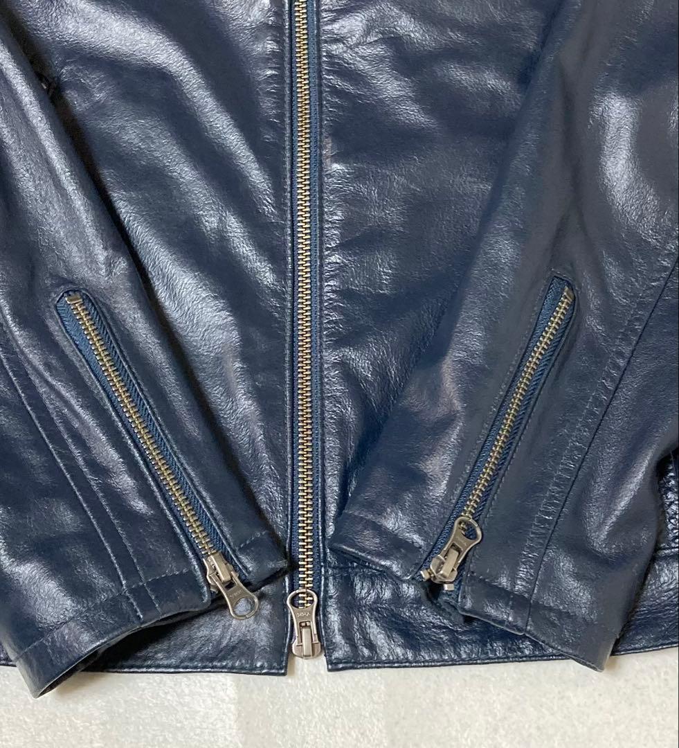 BLUE TORNADO ライダースジャケット　羊革