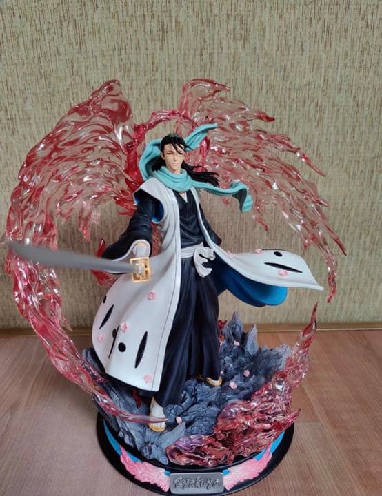 BLEACH 黒衣少年図 朽木白哉 ガレージキット ガレキ スタチュー