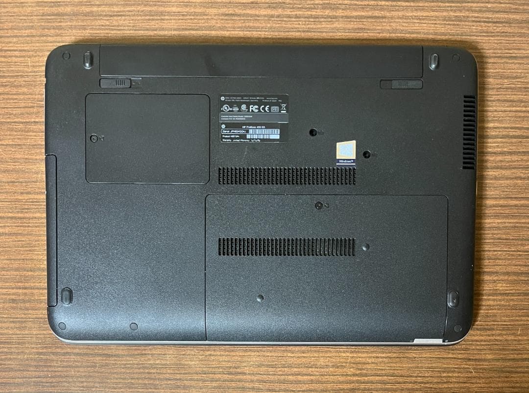 高性能、フルHD、DVD、Probook 450 G3、8GB、128+500