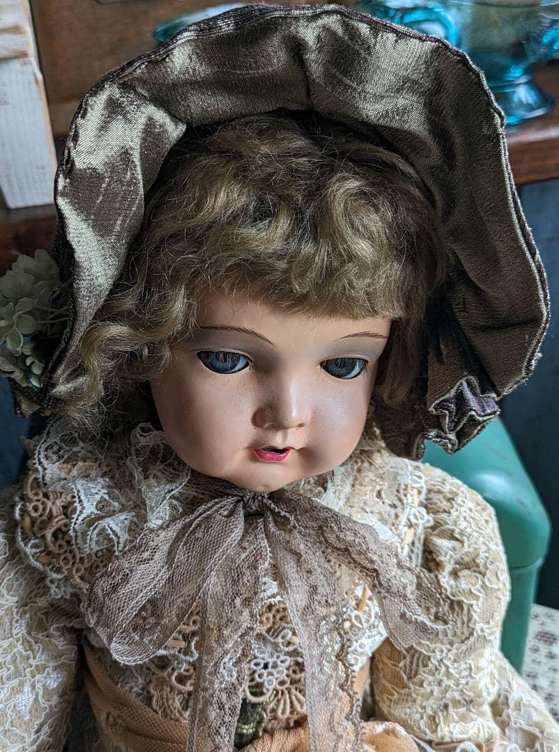 難ありレアカマー＆ラインハルトK&R ビスクドールプラスチックドールアンティーク