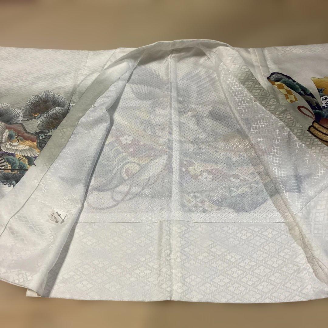 ☆中古品☆お宮参り 七五三 男の子 着物+長襦袢セット