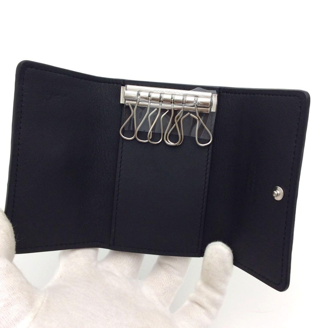 ルイヴィトン モノグラム トリヨン 黒 メンズ キーケース ミュルティクレ6