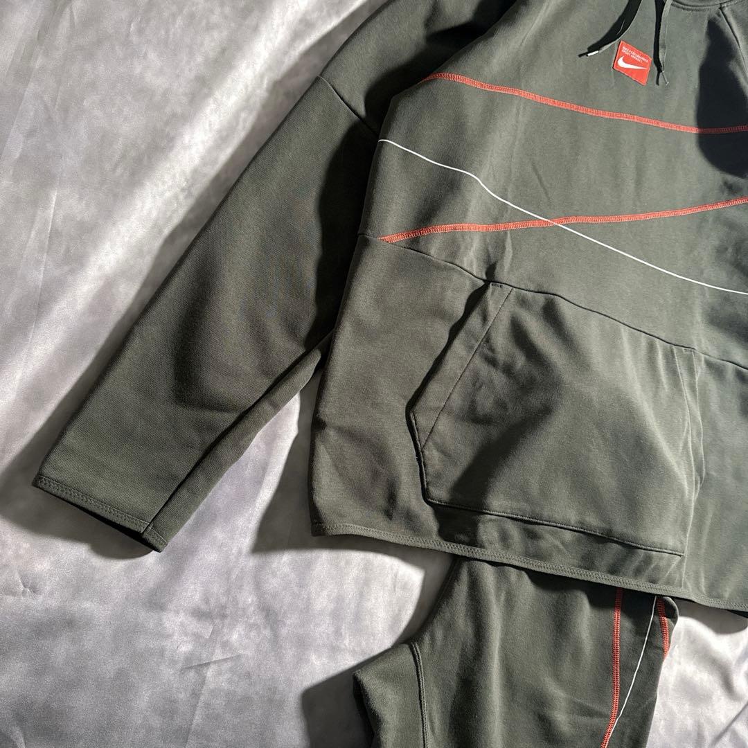 NIKE ナイキ　ジャージ　スウェット　上下セット オリーブグリーン　XLサイズ