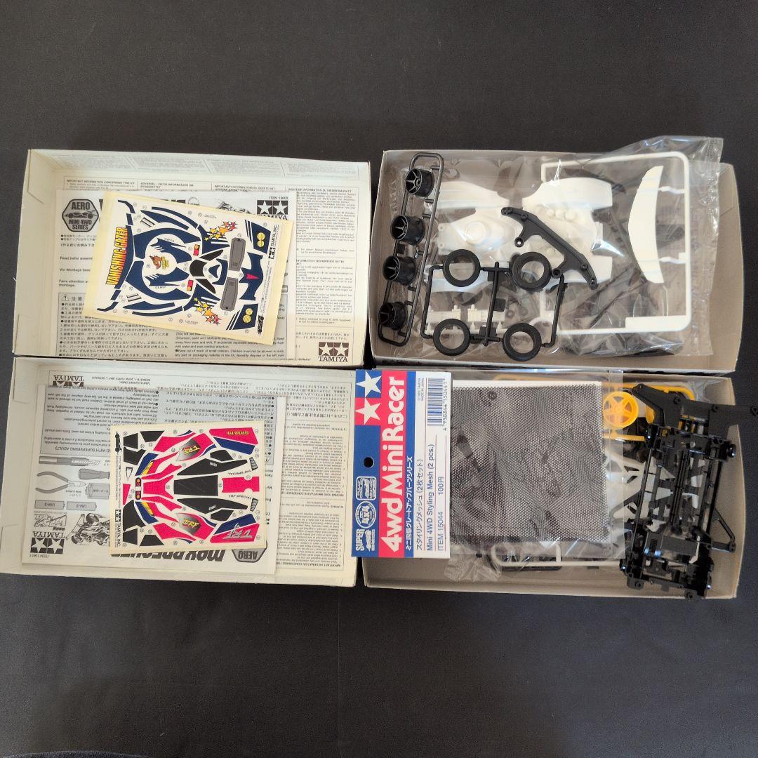 ミニ四駆 -7種　J-CUP限定品含む　当時物　箱絵付　こした作品セット