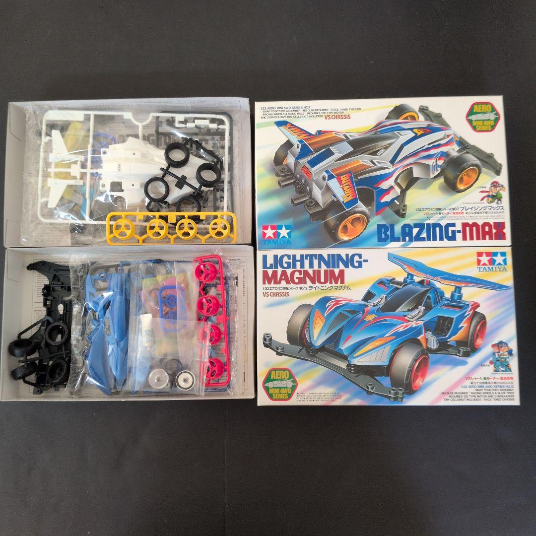 ミニ四駆 -7種　J-CUP限定品含む　当時物　箱絵付　こした作品セット