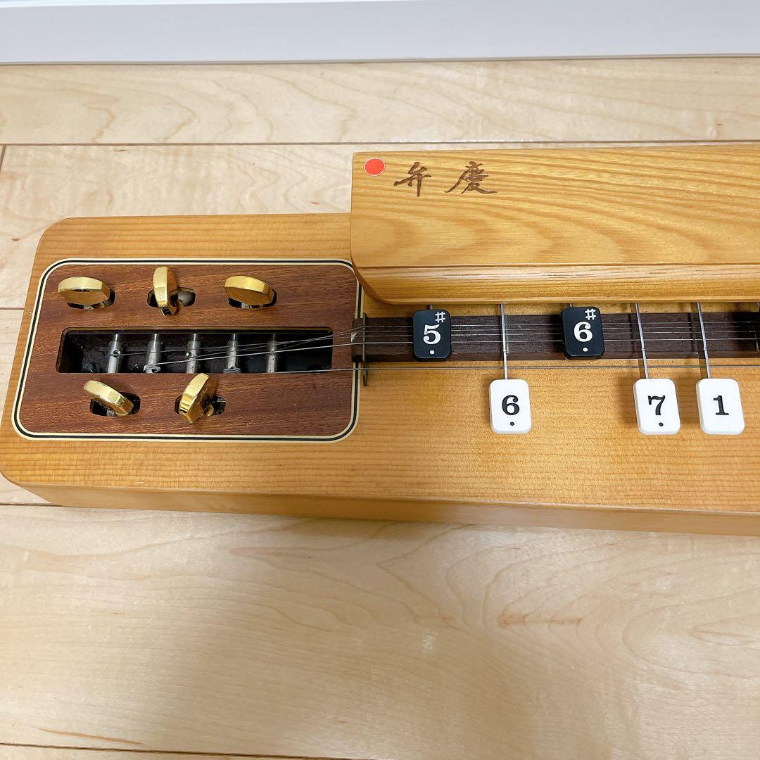 ★動作品★SUZUKI スズキ 弁慶 電気大正琴 ケース 説明書 ピック付き