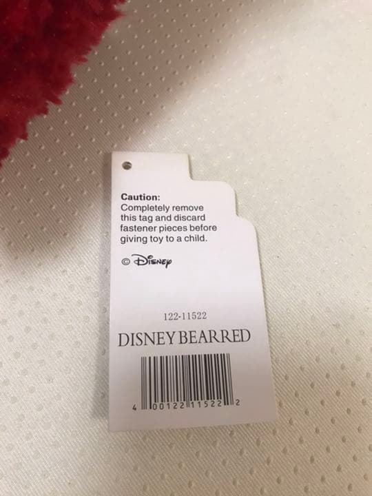 希少★海外2003バレンタイン限定☆赤ダッフィーディズニーベア