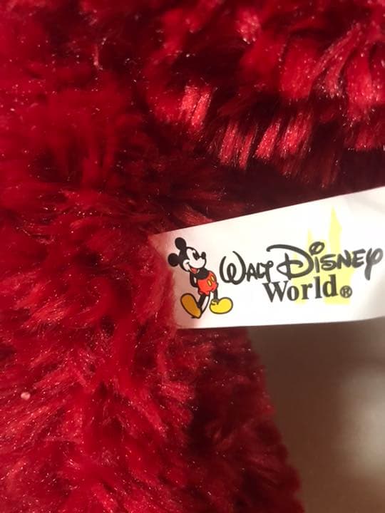 希少★海外2003バレンタイン限定☆赤ダッフィーディズニーベア