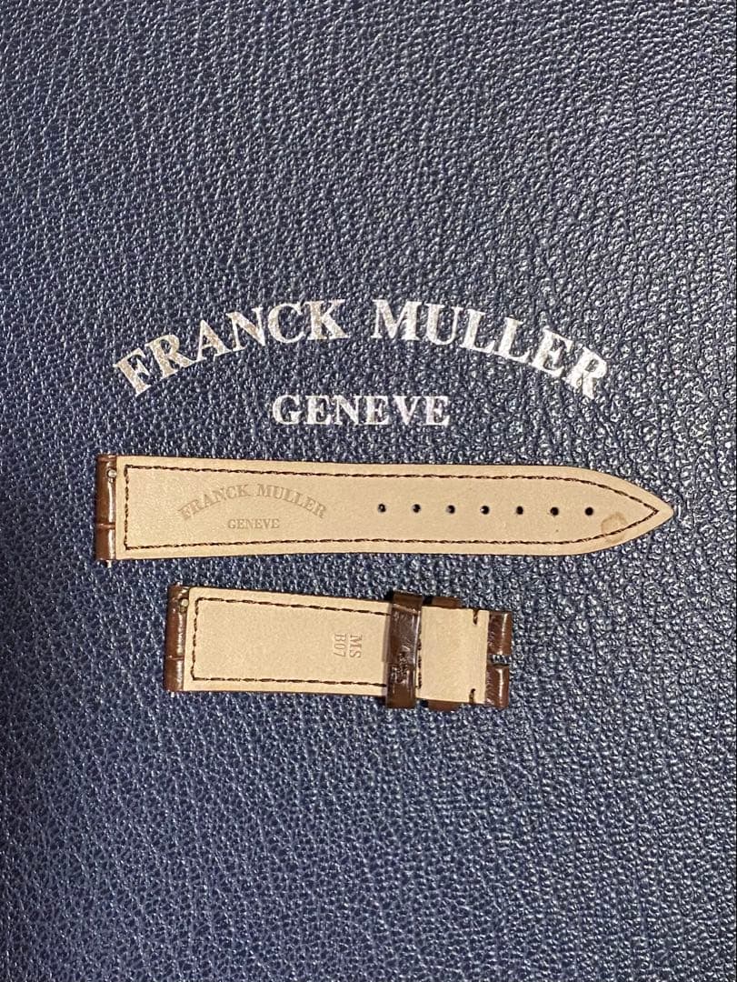 18mm フランクミュラー 純正 ブラウン ストラップ ベルト