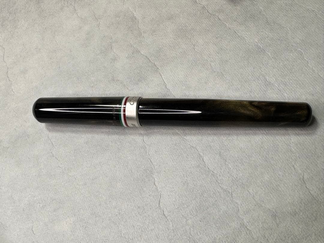 新品未使用 オロビアンコ デルタ コラボ万年筆 コンパーニョ BK ブラック