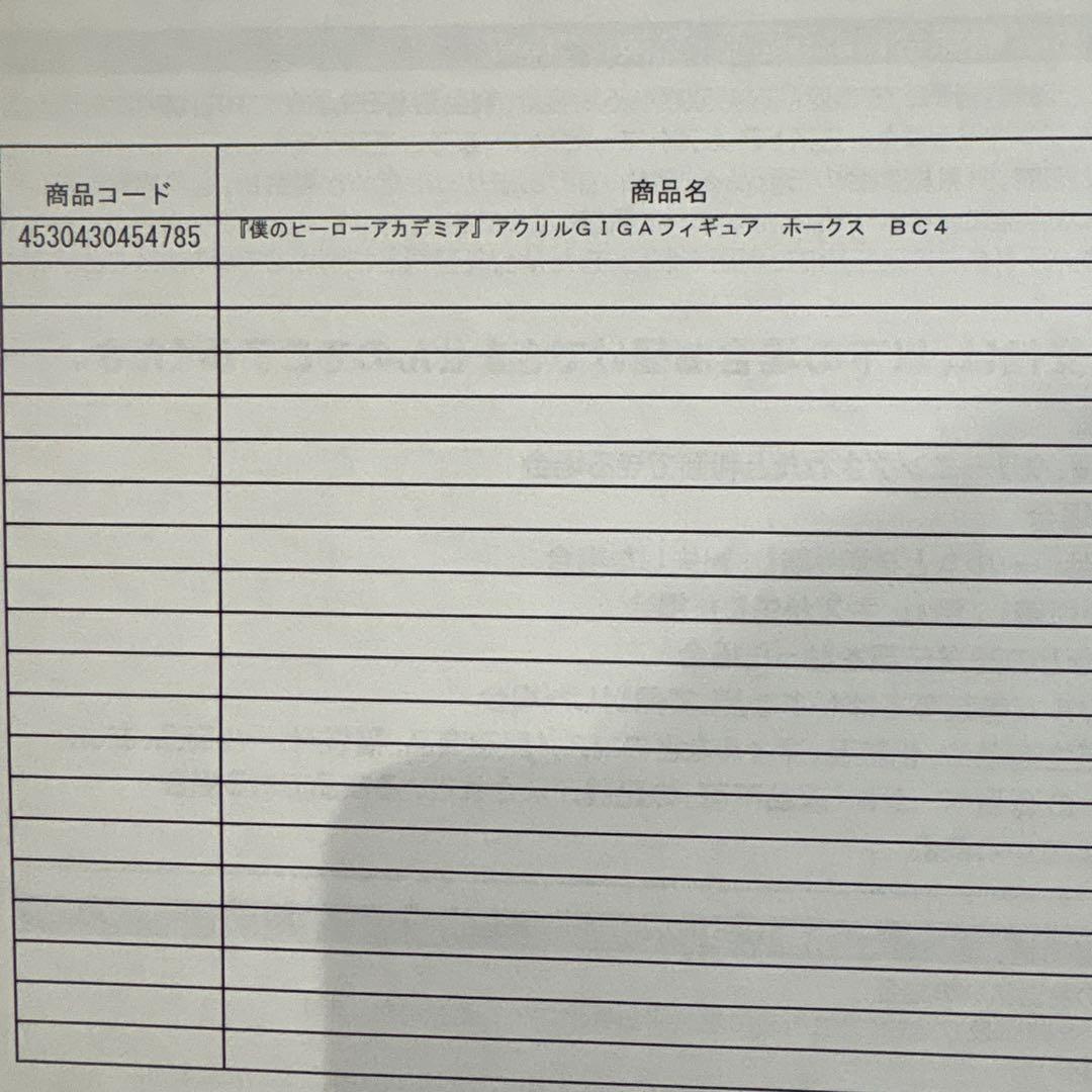 僕のヒーローアカデミア ホークス アクリルgigaフィギュア