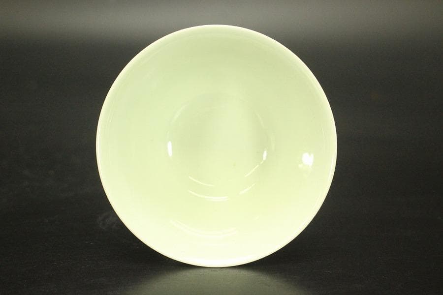 中国美術 緑釉 龍紋 高碗 成化年製 款(A898)