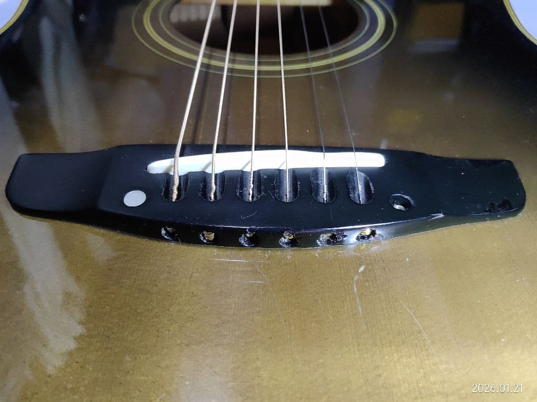 90年代のMorrisの上質エレアコースティックギターRumbler MR-1