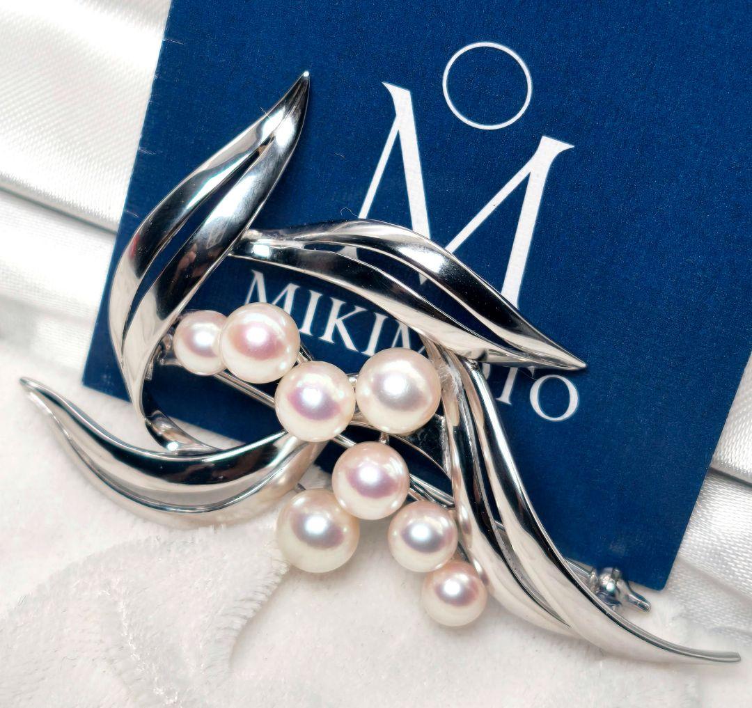 【極美品 最高級】ミキモト ブローチ パール フォーマル 皇室御用達 正規品