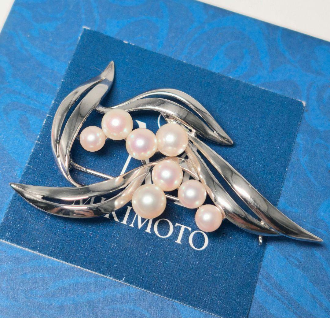 【極美品 最高級】ミキモト ブローチ パール フォーマル 皇室御用達 正規品