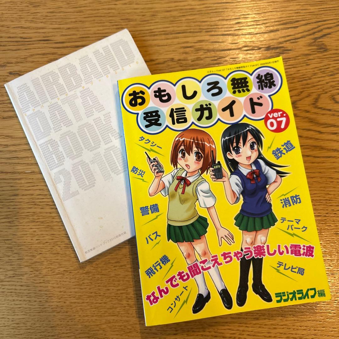 b*3様 Icom IC-R5 エアバンド受信機 & 長短アンテナ + おまけ本