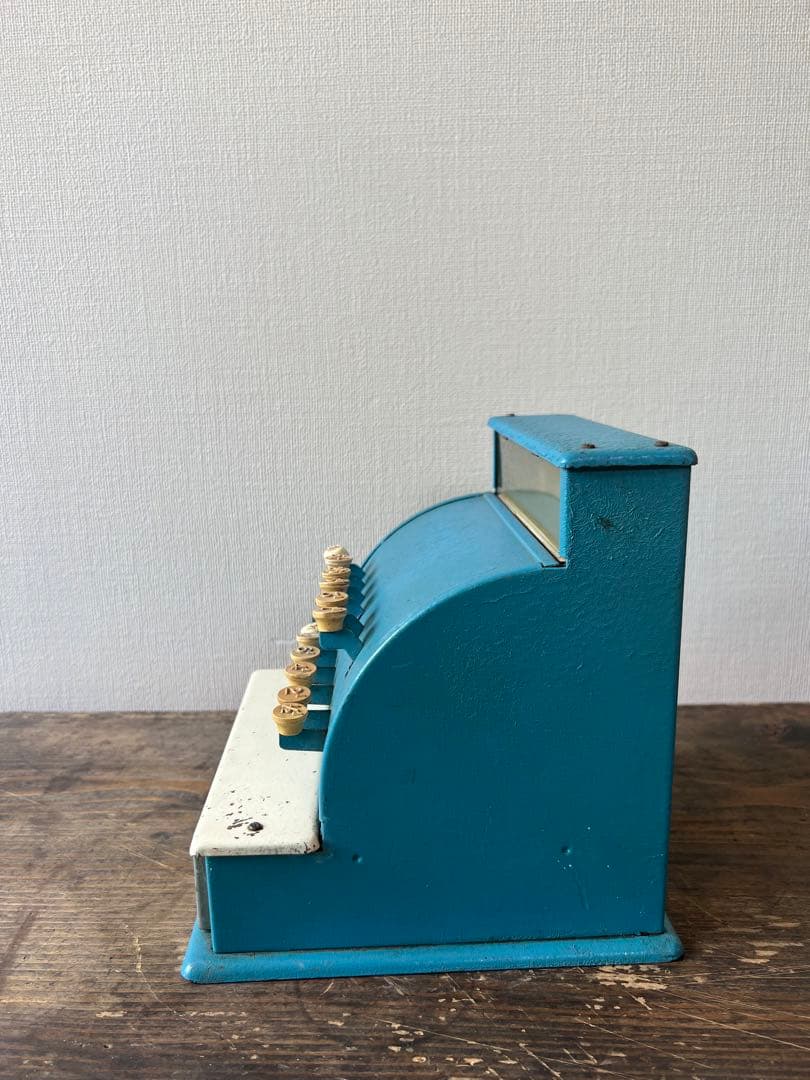 イタリアCODEG子どもおもちゃレトロキャッシャー 青