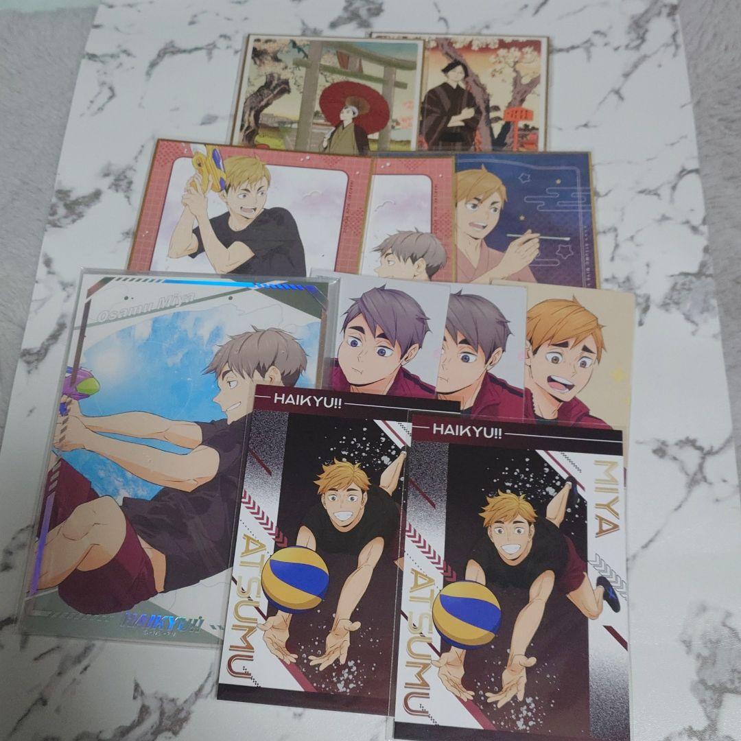 ハイキュー 稲荷崎高校 缶バッジ キーホルダー アクスタ