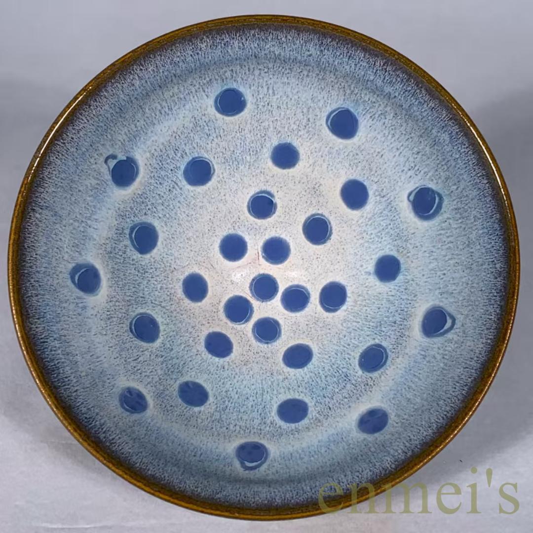 中国古美術・宋建窯風・窯変珍珠斑天目茶碗・抹茶碗・茶道具・茶器・油滴天目・古玩