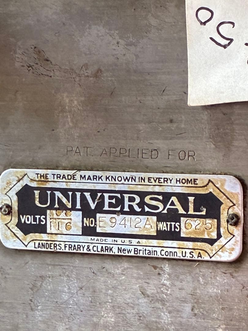 アンティーク　トースター　美しい　メタル　トースター　アメリカ　1920年代