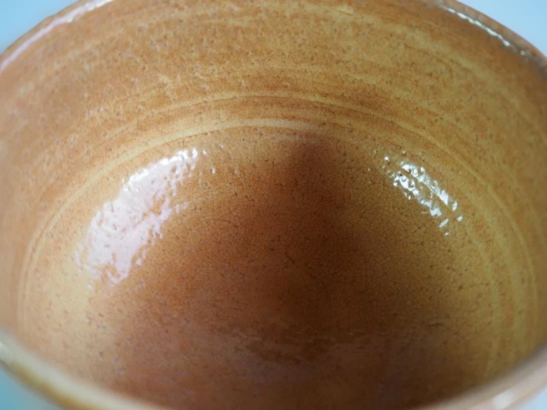 裏千家15世鵬雲斎宗匠御書付『萩茶碗』15代坂倉新兵衛造 (共箱)