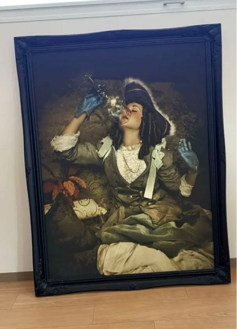 エアーズノットイナフ　巨大アート　絵画1360mm×1050mm