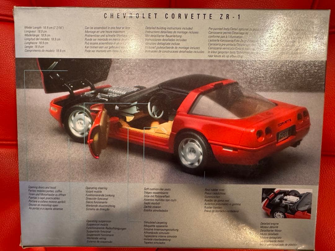 TESTORS×ITALERIシボレー・コルベットZR-1メタルキット未組立品