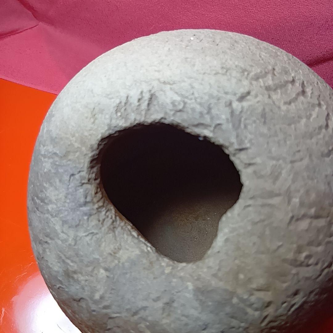 骨董品　安東利喜　花入　花器　花生　花瓶　備前壺　備前焼　希少