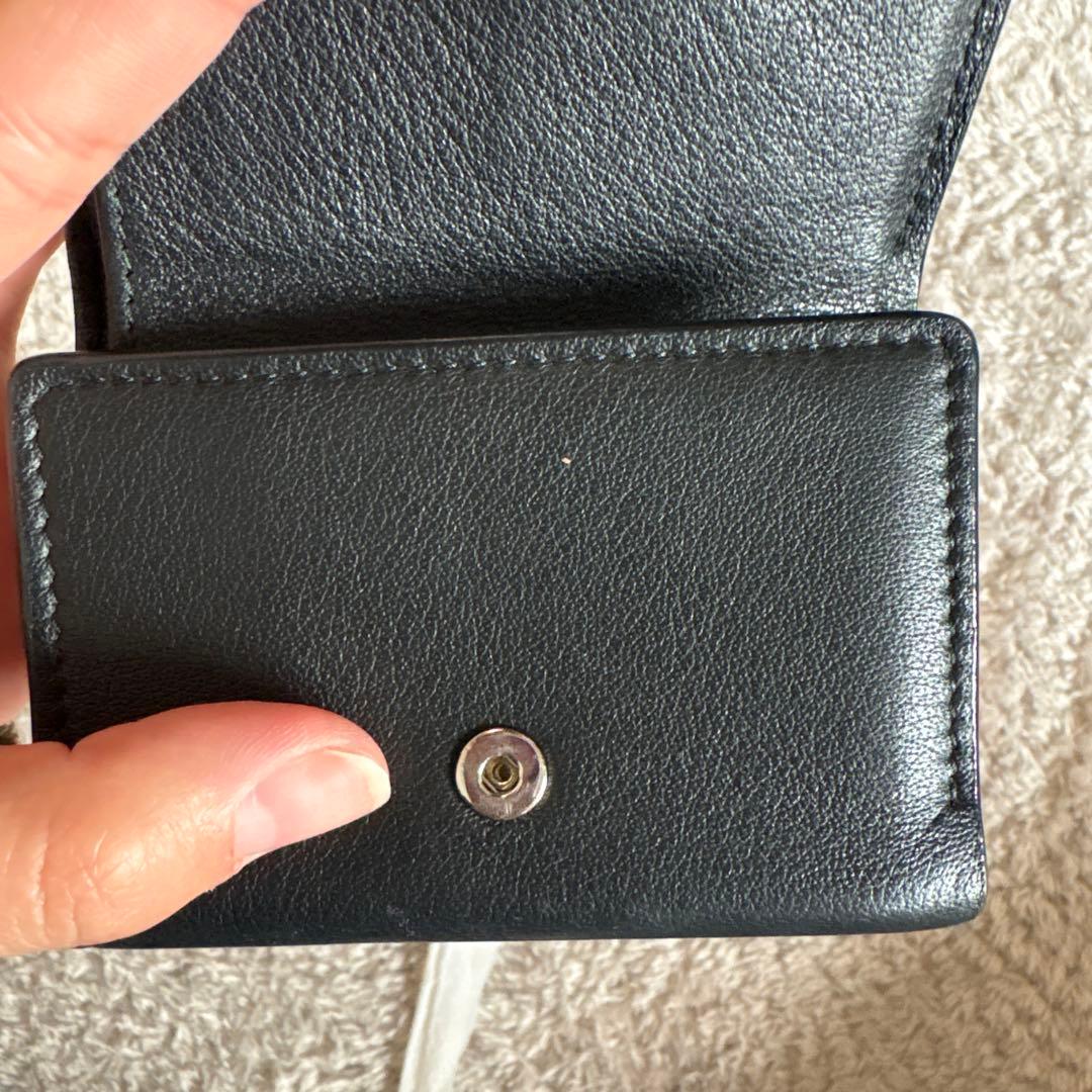 BALENCIAGA バレンシアガ ペーパーミニウォレット　ブラック