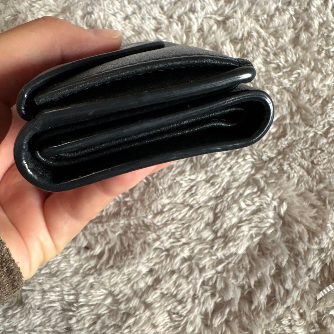 BALENCIAGA バレンシアガ ペーパーミニウォレット　ブラック