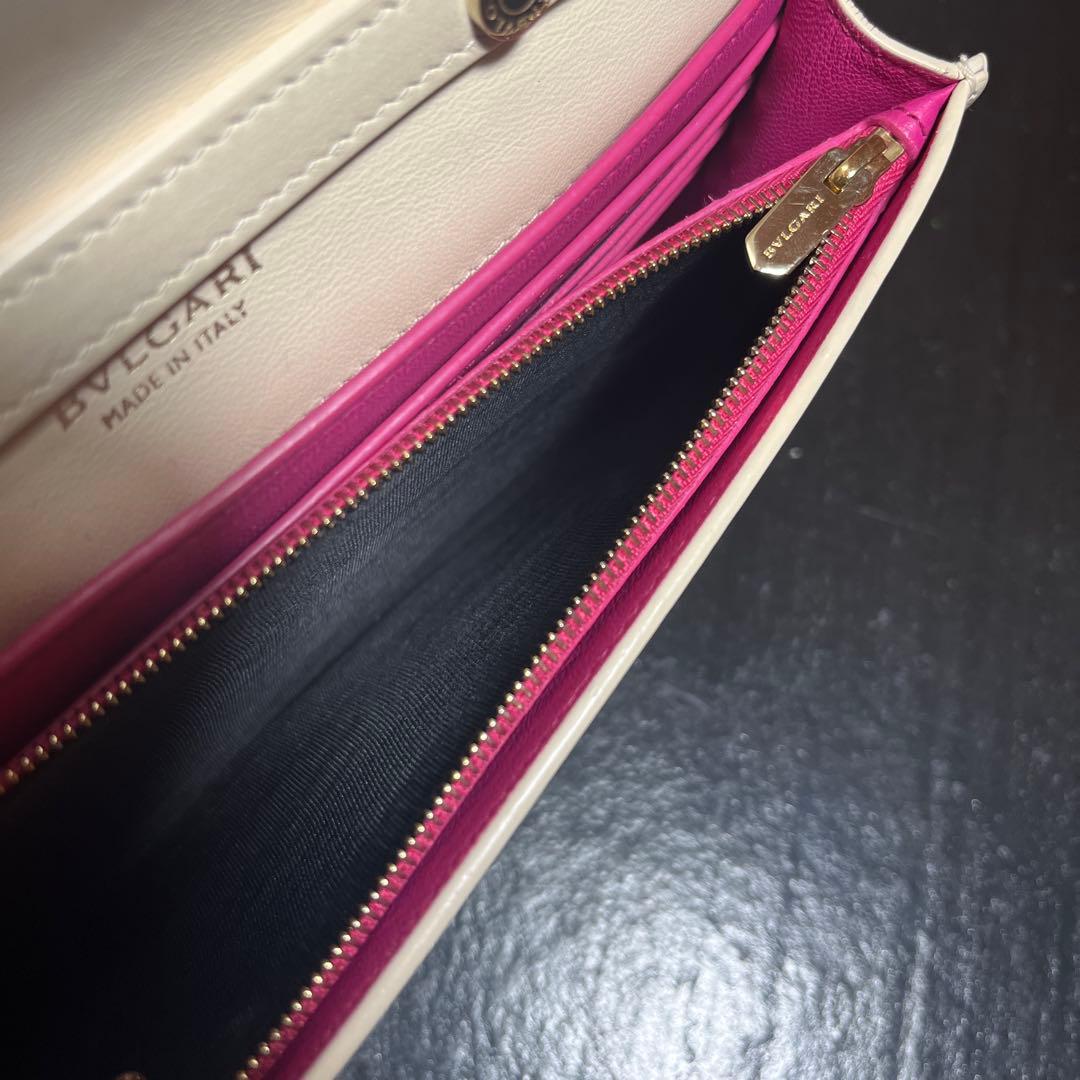 ブルガリ ロゴ インフィニートゥム チェーンウォレット長財布 ショルダーバッグ