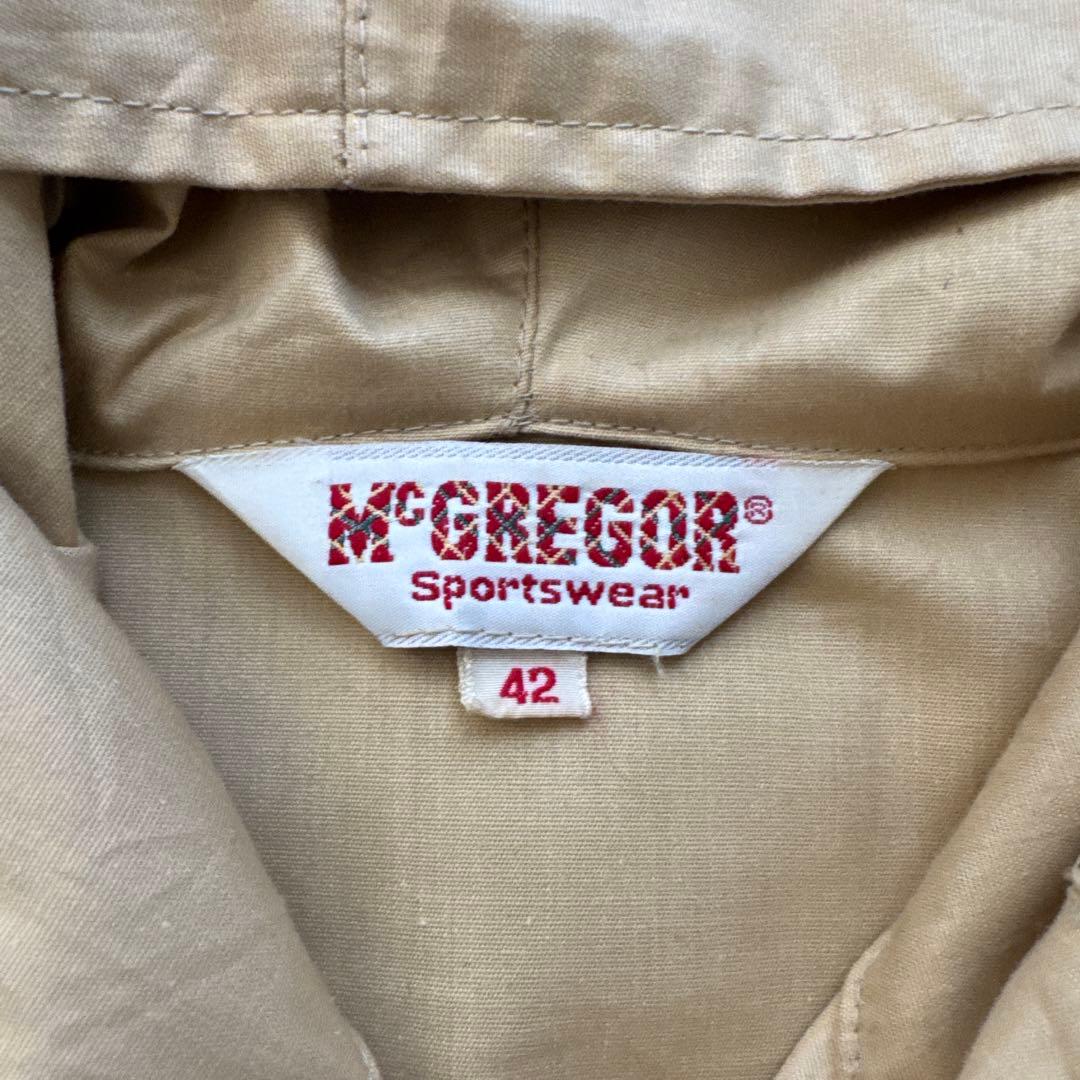 美品　60s McGREGOR ヴィンテージ　アノラックパーカー　ポプリン