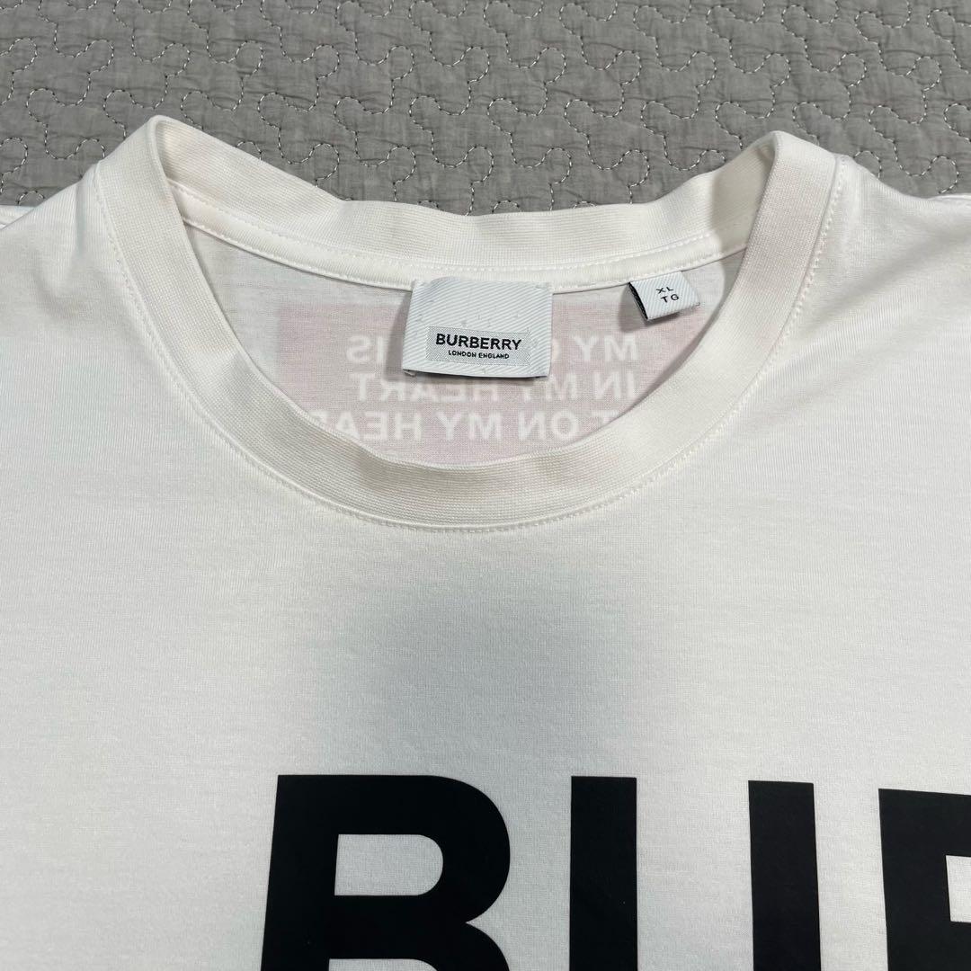 バーバリー　半袖Tシャツ　ホワイト　XL