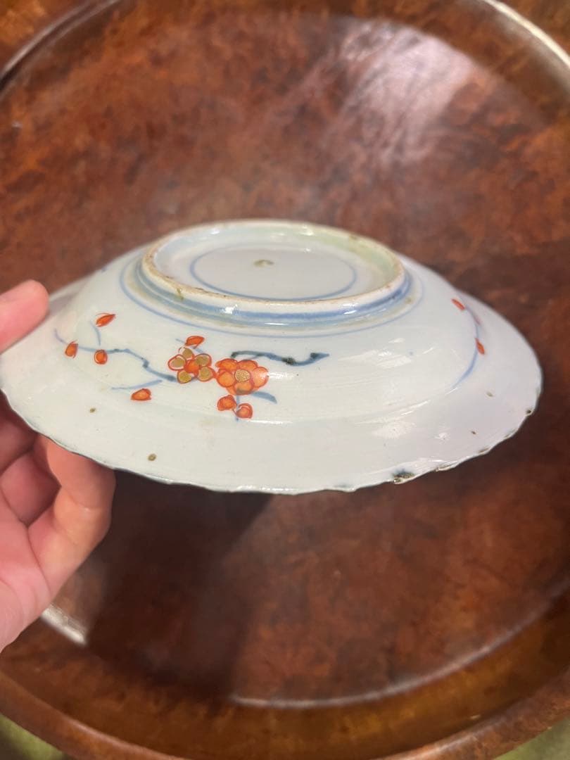 古伊万里　色絵　皿　元禄伊万里　輸出手